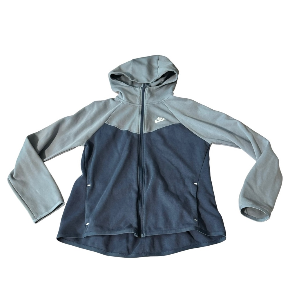Nike Sportswear Windrunner Tech Fleece Jacket Blue Womens Medium